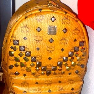 COPY - MCM medium studded backpack